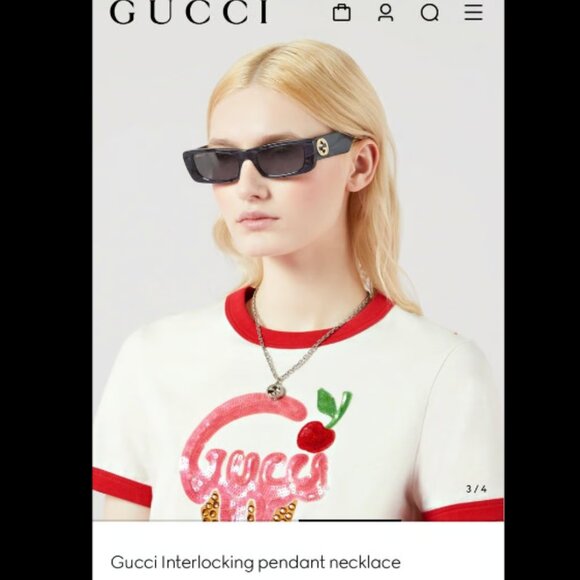 Gucci interlocking GG logo Necklace - Picture 8 of 10
